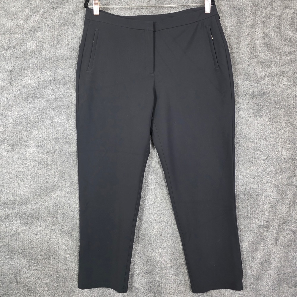 Lululemon Here to There Pants Black Size 12 Stretch Trousers W5ANXS Office Work